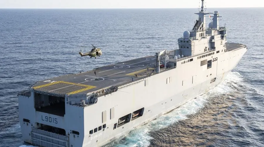 Coopération militaire :  Le porte-hélicoptères français Le Mistral attendu au Bénin
