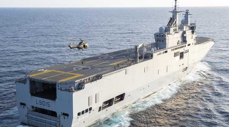 Coopération militaire :  Le porte-hélicoptères français Le Mistral attendu au Bénin