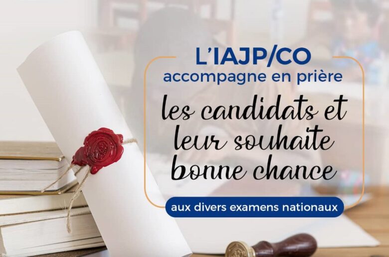 BAC 2024 : L’IAJP souhaite bonne chance aux candidats