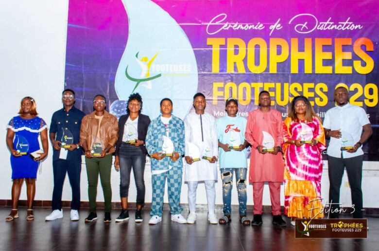 Trophées Footeuse 229 : Romance Vinankpon et les siens ont célébré les meilleures du football féminin