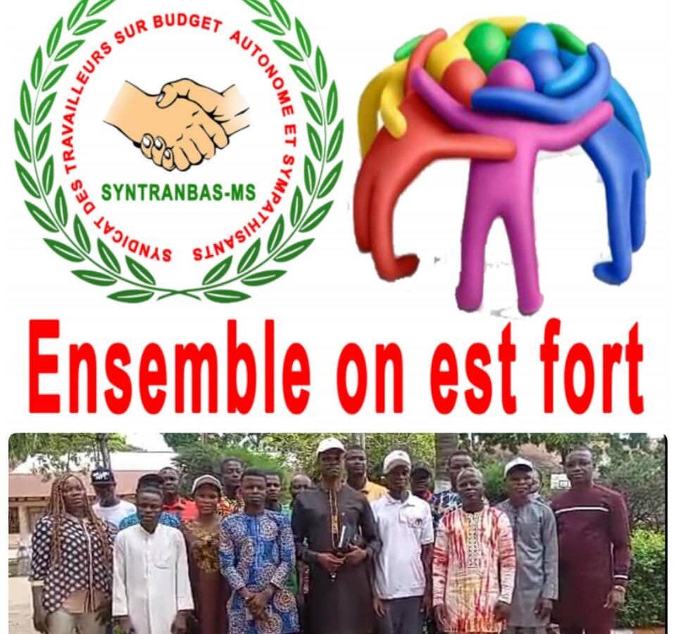 Naissance du SYNTRABAS-MS : Une nouvelle voix syndicale pour les agents sur budget autonome du Ministère de la Santé
