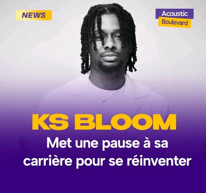 Monde du Showbiz : L'artiste Gospel KS Bloom annonce une pause dans sa carrière musicale