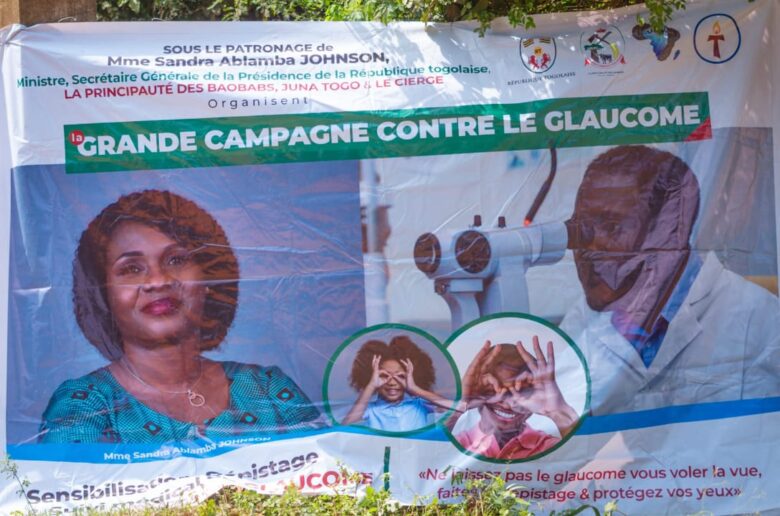 GLAUCOME : La Principauté des Baobabs, Le Cierge et Juna Togo offrent des tests gratuits de dépistage à Aného