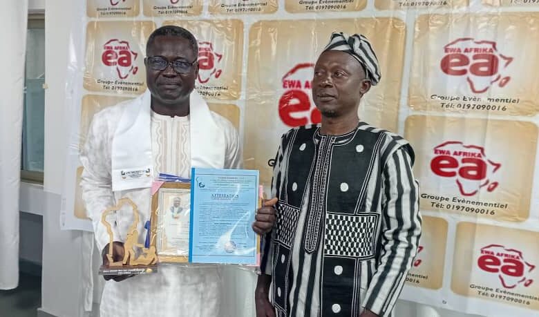Prix «Cadre émérite» 2025 :  Barthélémy Tamegnon  distingué par l’Ong Ewa Afrika