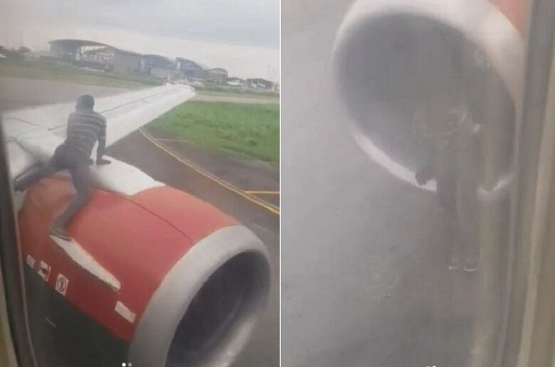 Voyage du désespoir au Nigeria : Caché sous un avion, un homme se fait surprendre