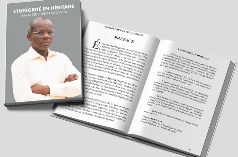 Parution littéraire au Bénin : Djènontin défend l'éthique en politique