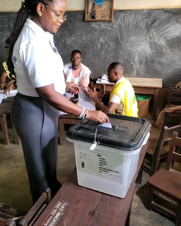 Présidentielle 2026 :  Dandi Gnamou a voté à Boukoumbé.