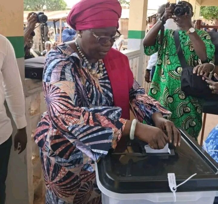 Présidentielle 2026 : La colistière Mariam Chabi Talata a voté