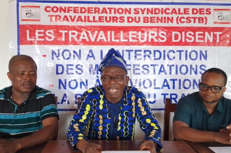 Fête du travail au Bénin : La CSTB dénonce « la violation des libertés de manifestation et d’expression »
